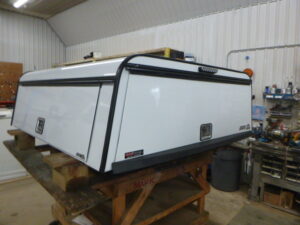 Ford F150 5’6 White ARE Contractor Truck Cap