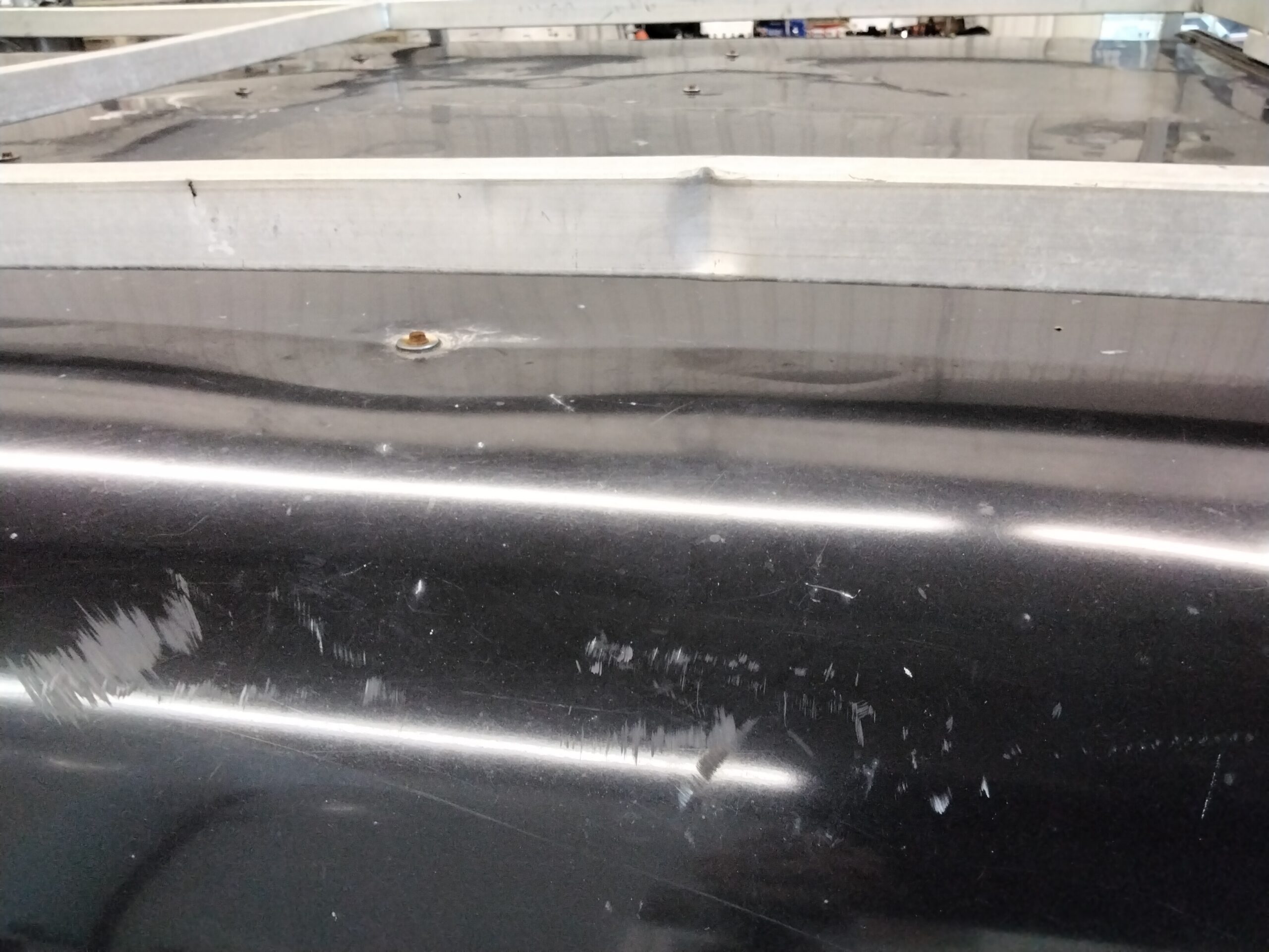 GMC Sierra or Chevrolet Silverado 6’6 Black Leer Contractor Truck Cap - Image 9