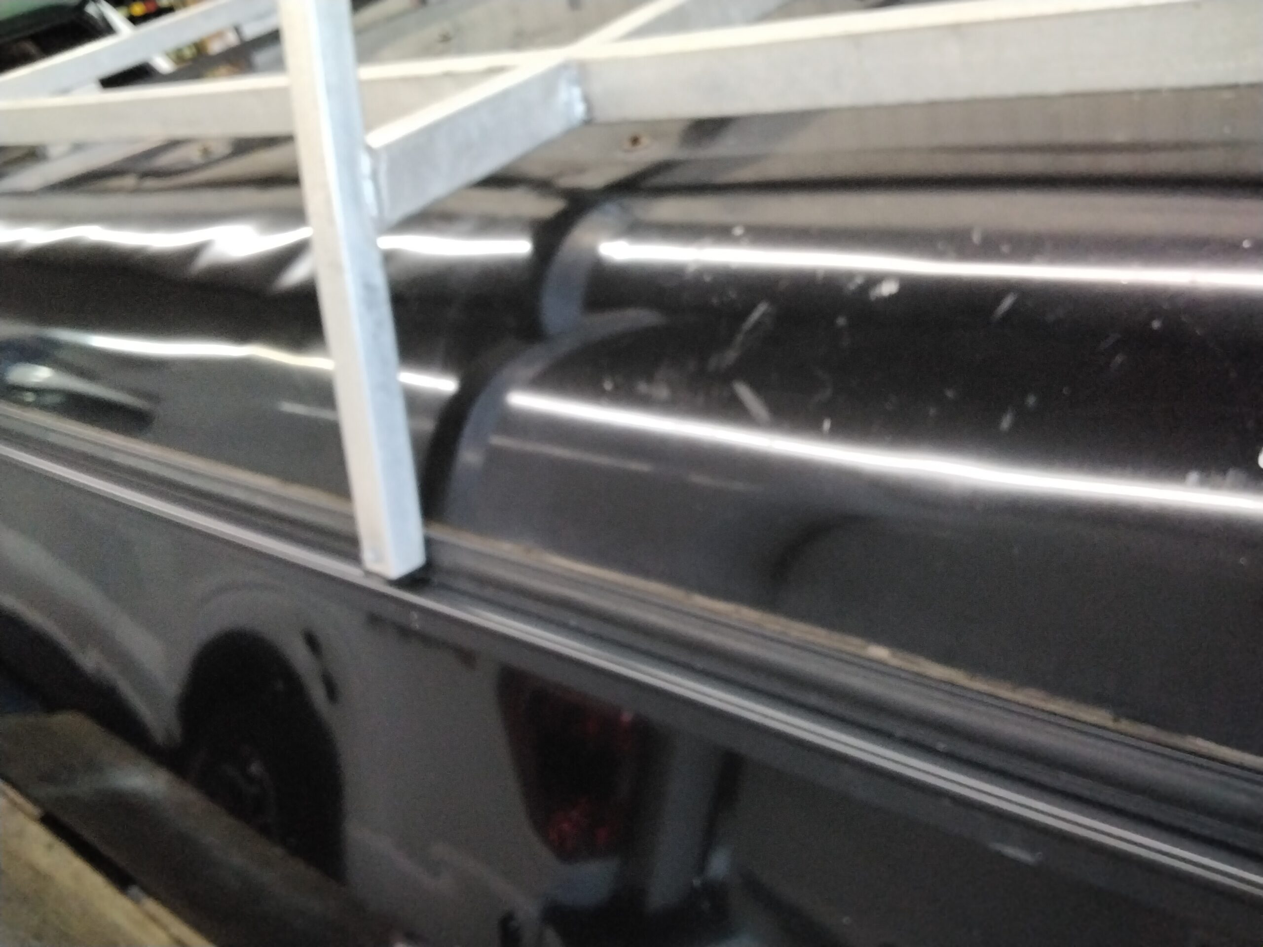 GMC Sierra or Chevrolet Silverado 6’6 Black Leer Contractor Truck Cap - Image 7