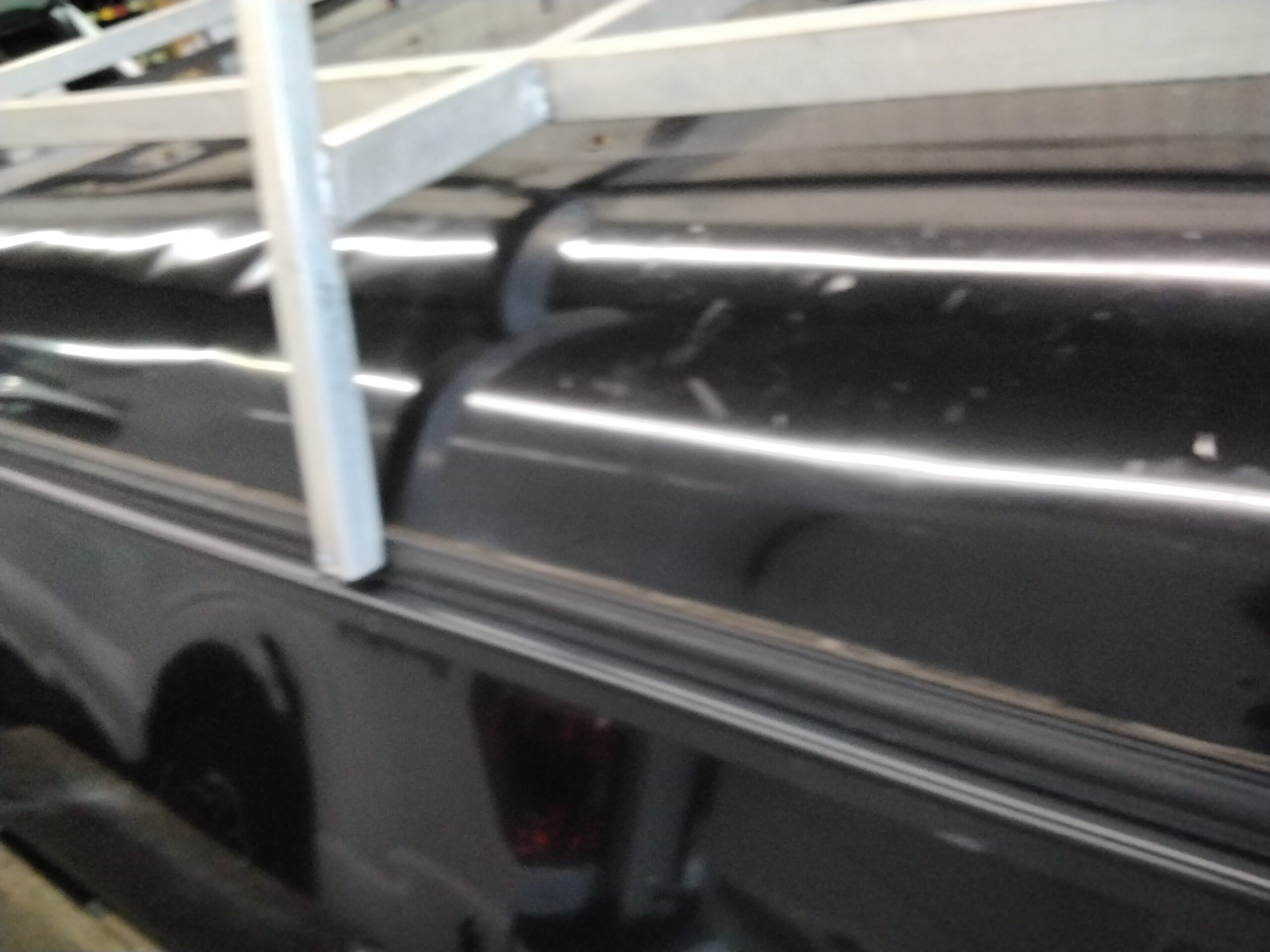 GMC Sierra or Chevrolet Silverado 6’6 Black Leer Contractor Truck Cap - Image 8