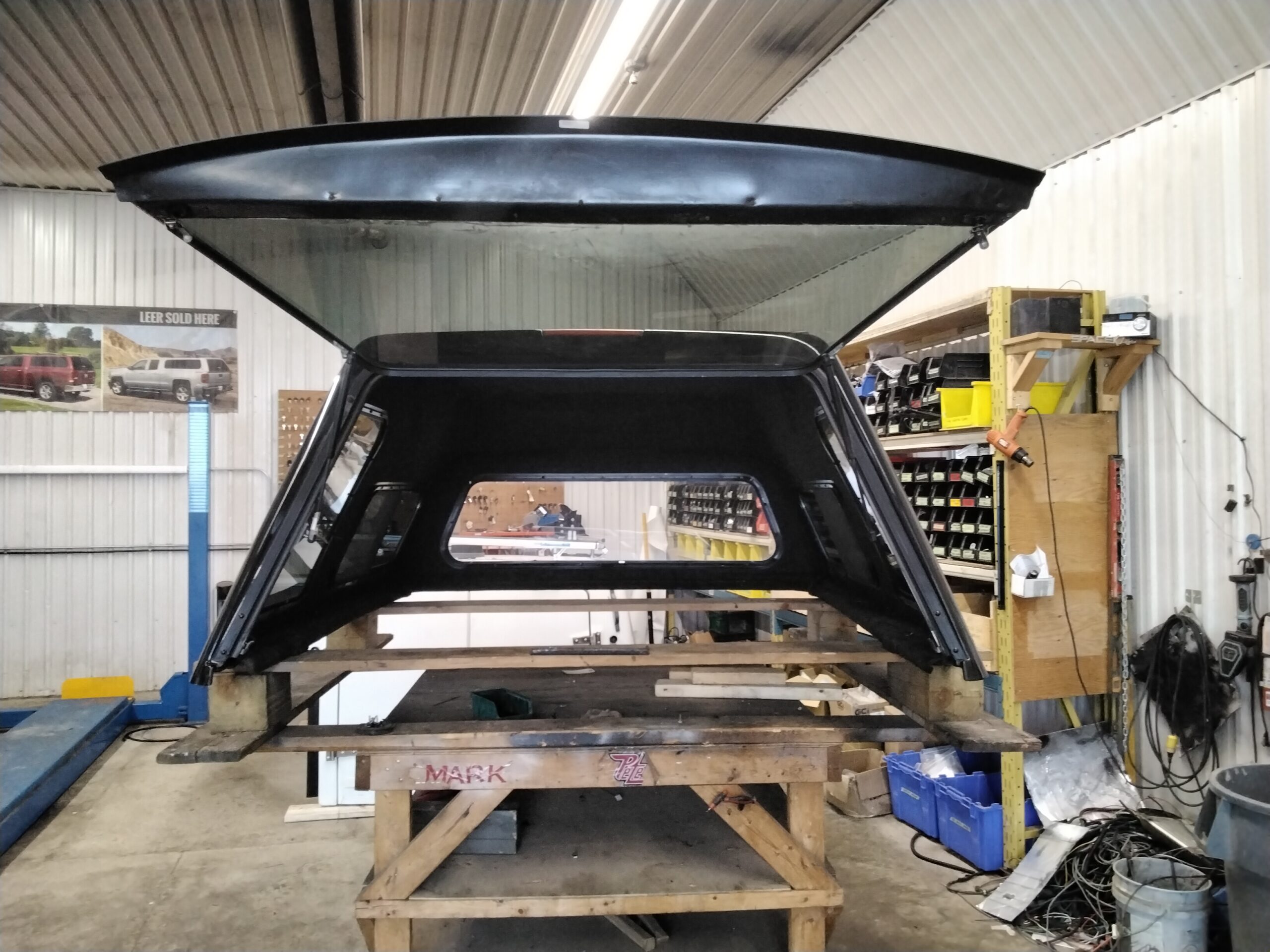 Dodge Ram 6’4 PX8 Black Raider High Rise Truck Cap - Image 4