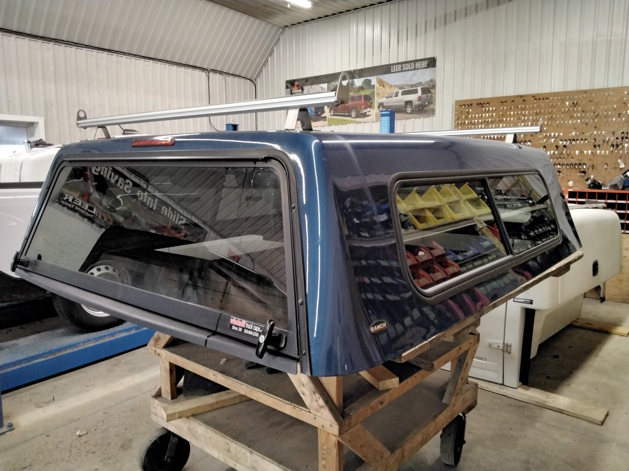 GMC Sierra or Chevrolet Silverado 6’6 409Y Ocean Blue Ranch Truck Cap - Image 2