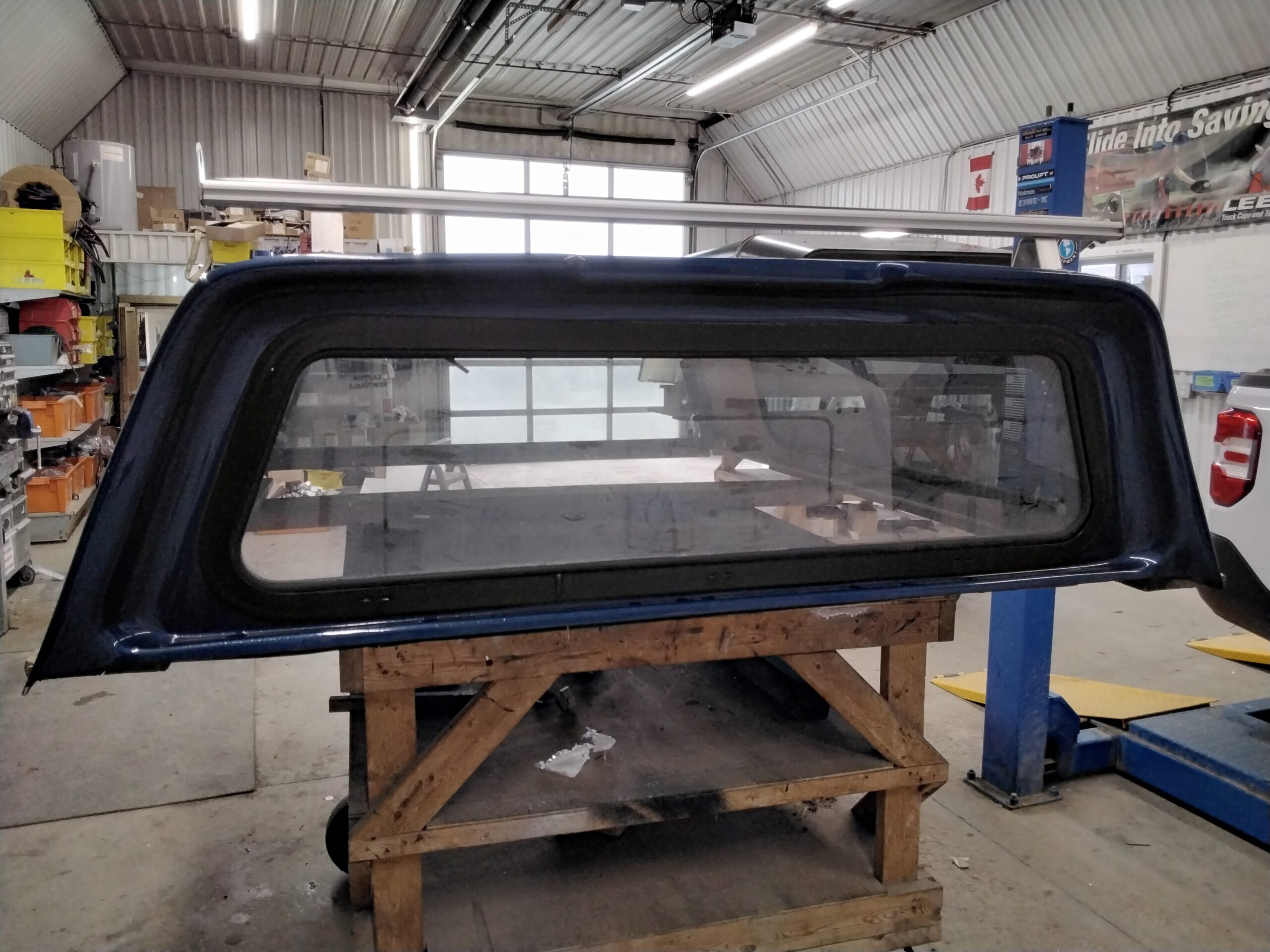 GMC Sierra or Chevrolet Silverado 6’6 409Y Ocean Blue Ranch Truck Cap - Image 4