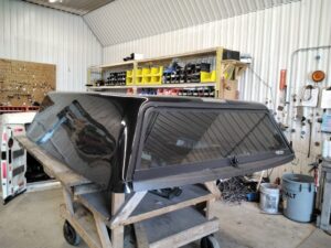 GMC Sierra 6’6 Black Fibrobec Truck Cap