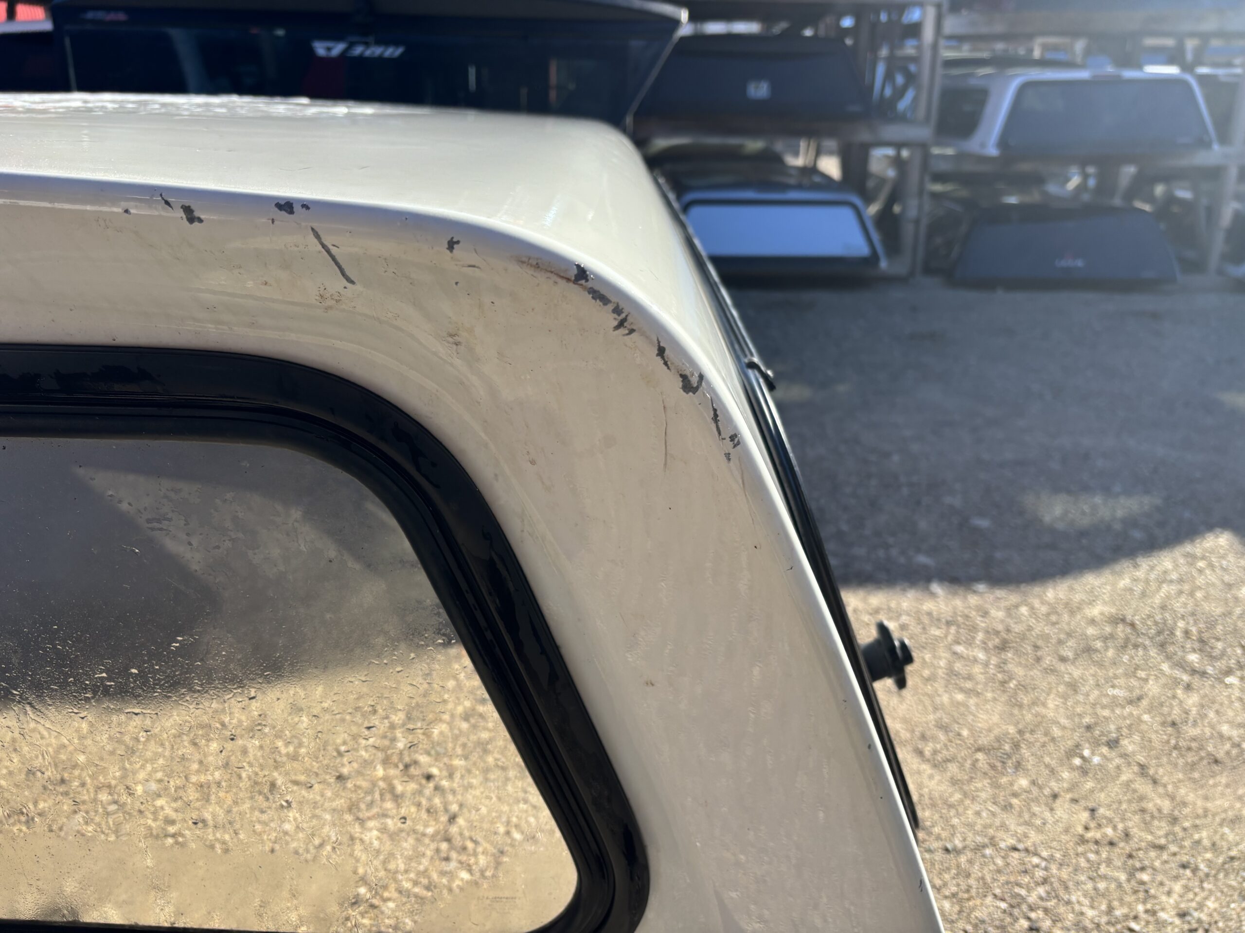 Ford F150 6’6 YZ Oxford White ARE Truck Cap - Image 6