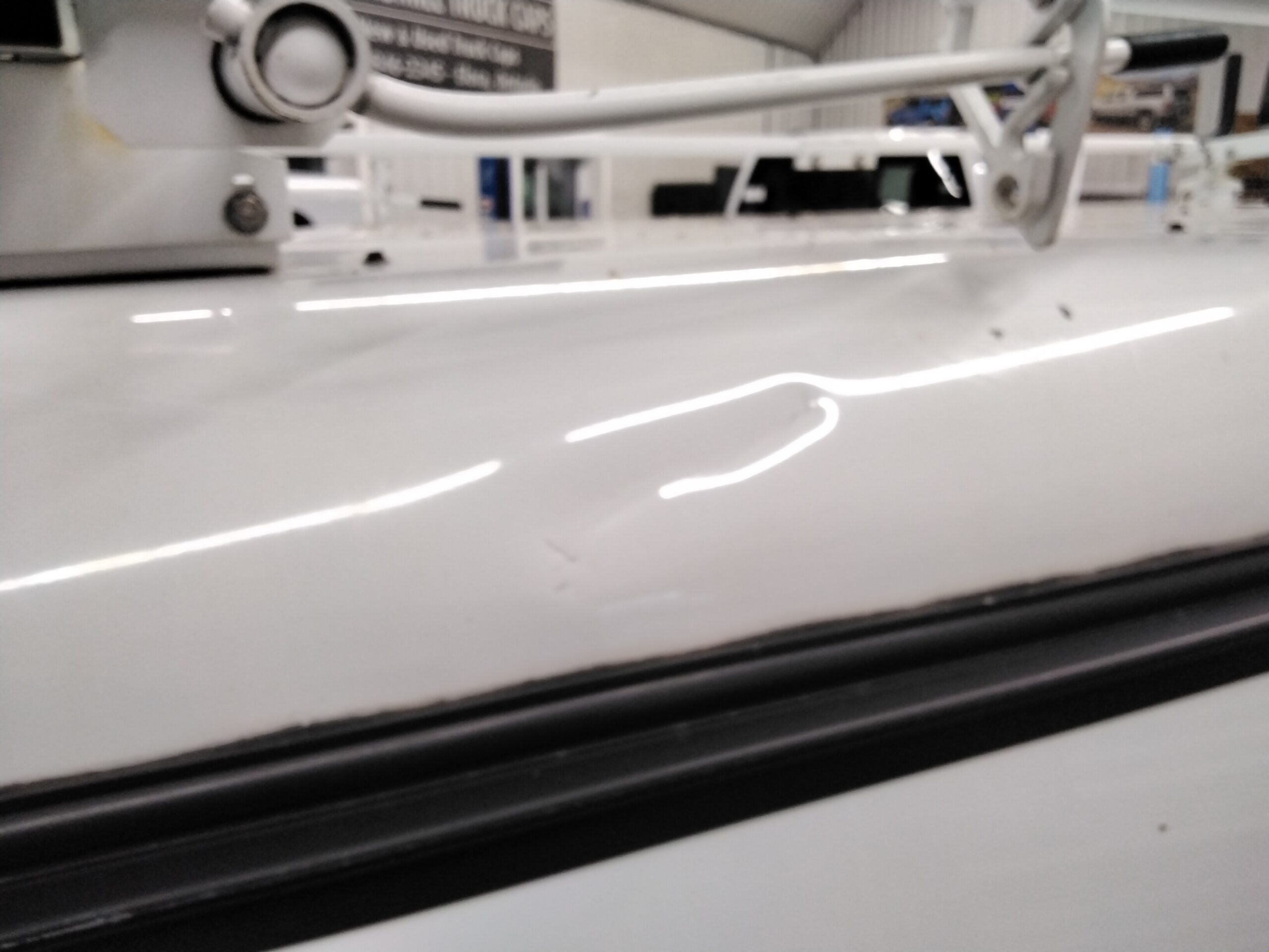GMC Sierra or Chevrolet Silverado 8′ White ARE Contractor Truck Cap - Image 7