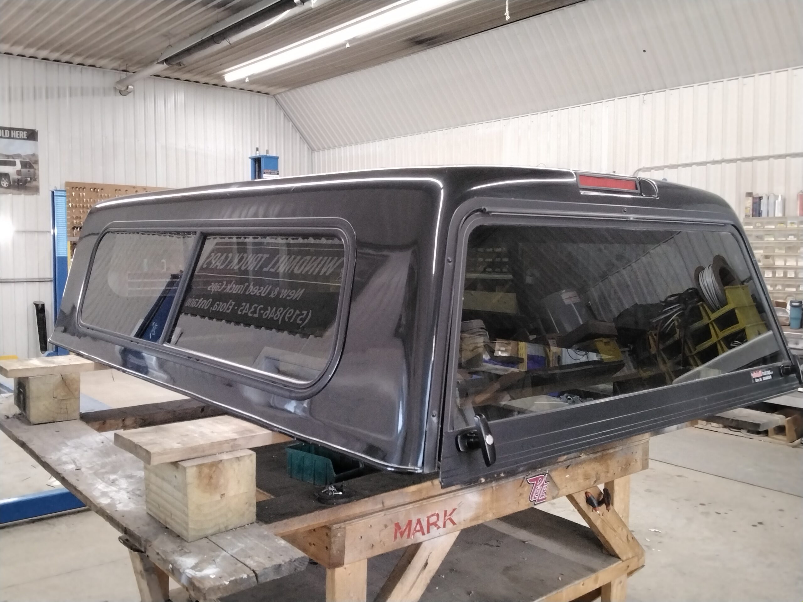 1988 – 1998 GMC Sierra or Chevrolet Silverado 6’6 Black Raider Truck Cap - Image 2