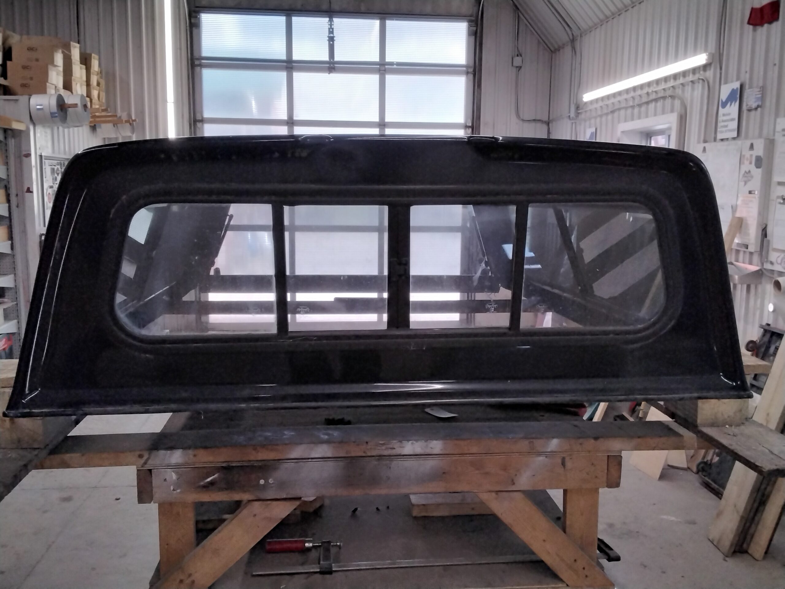 1988 – 1998 GMC Sierra or Chevrolet Silverado 6’6 Black Raider Truck Cap - Image 4