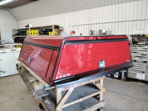 2021 – 2026 Ford F150 6’6 Rapid Red Leer Contractor Truck Cap