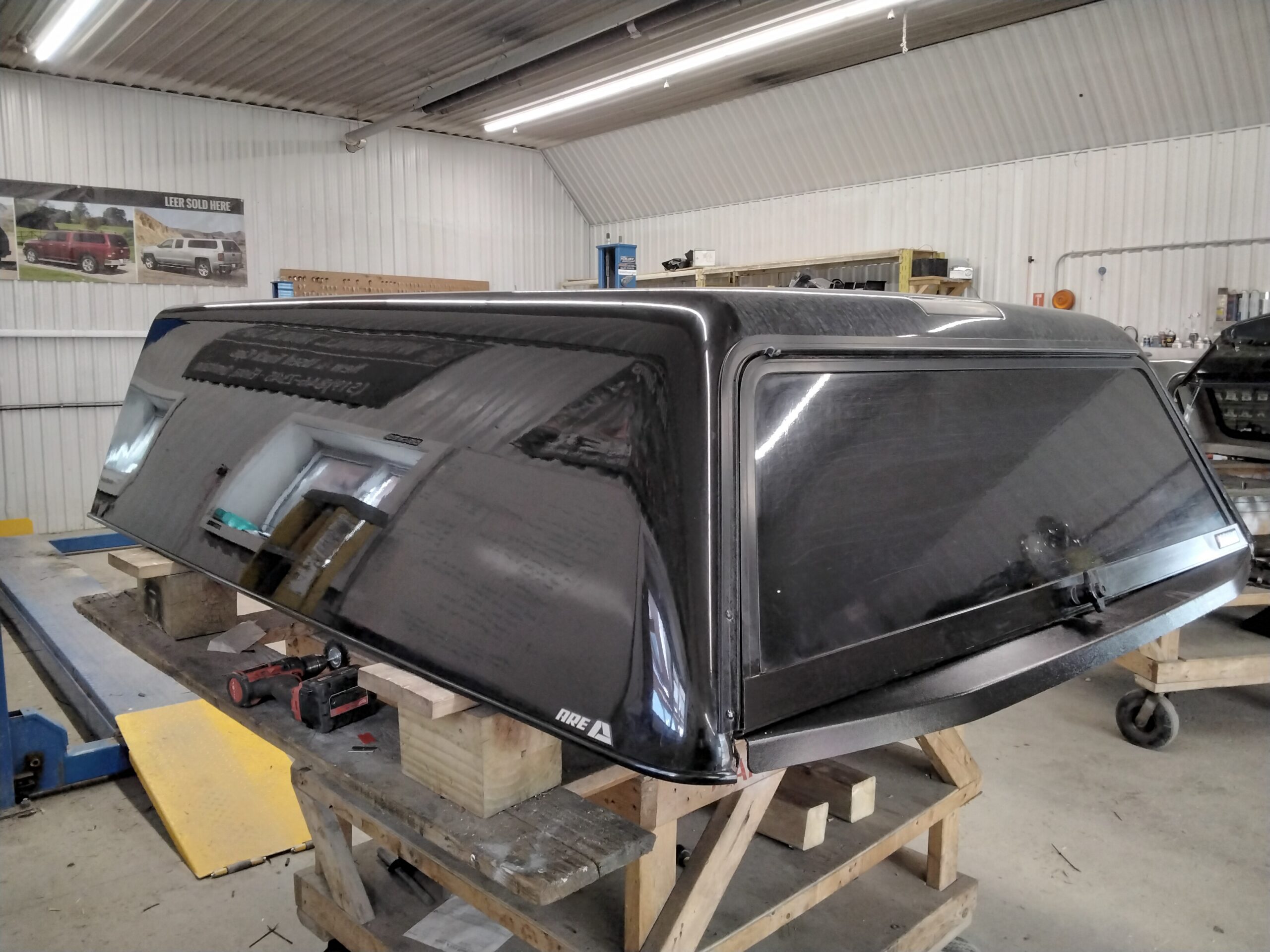 2015 – 2020 Ford F150 6’6 G1 Shadow Black ARE Truck Cap - Image 2