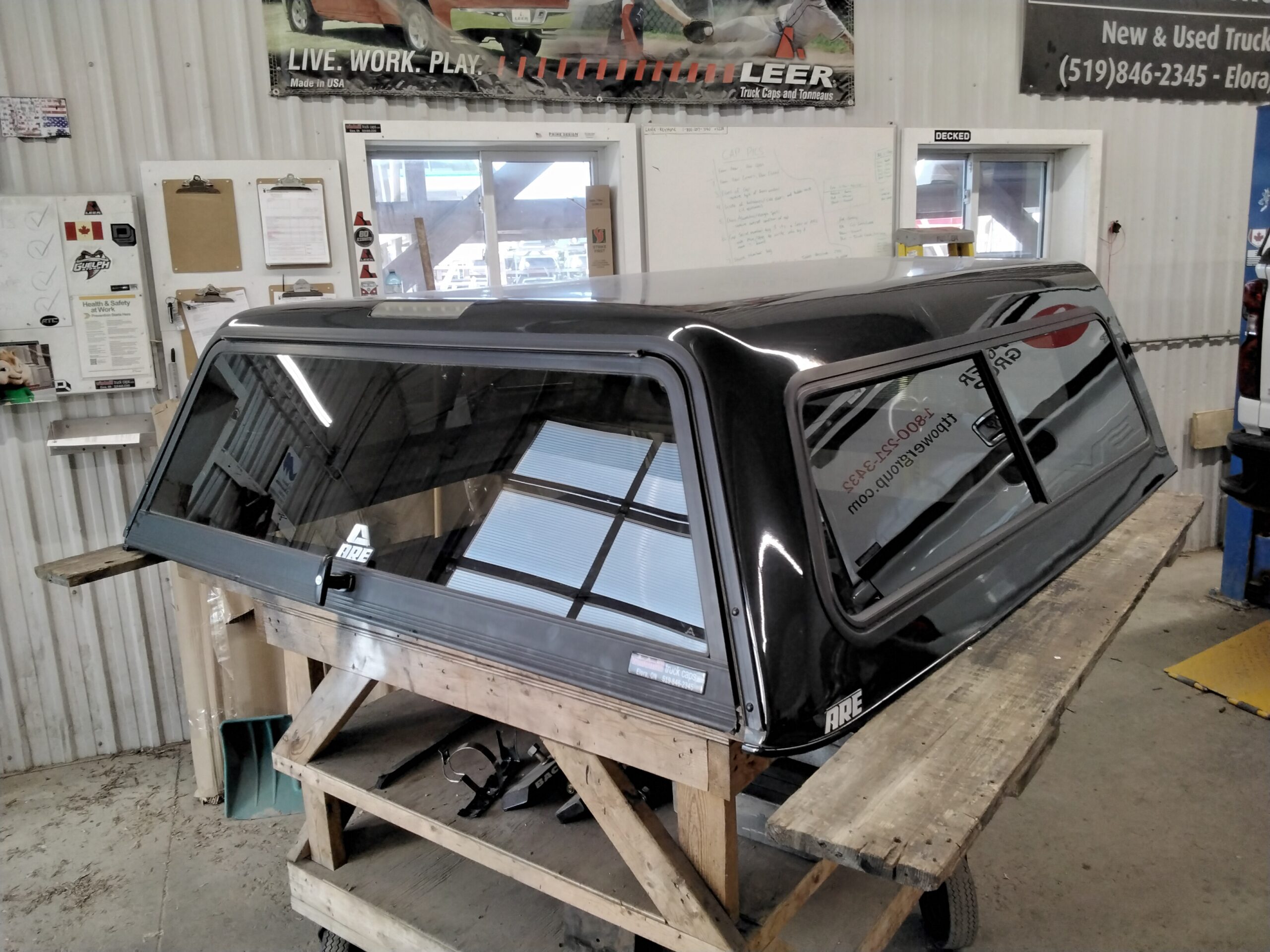 2009 – 2014 Ford F150 5’6 UH Tuxedo Black ARE Truck Cap - Image 2