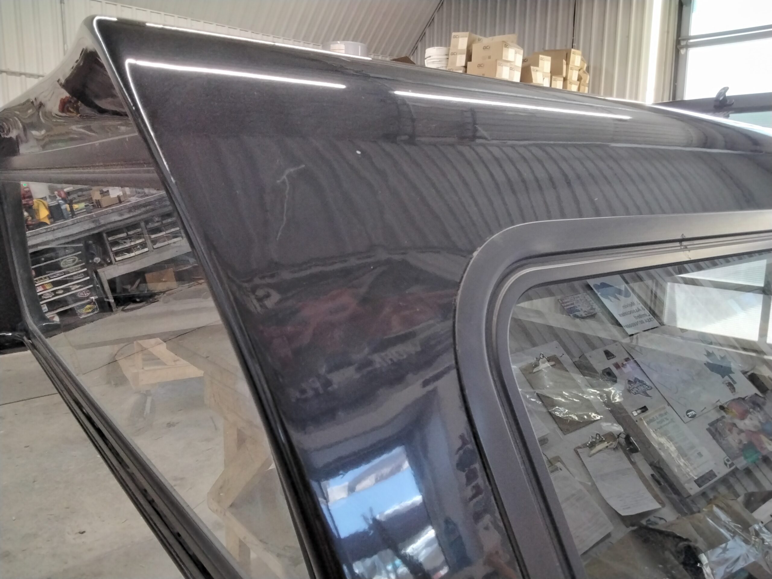 2009 – 2014 Ford F150 5’6 UH Tuxedo Black ARE Truck Cap - Image 5