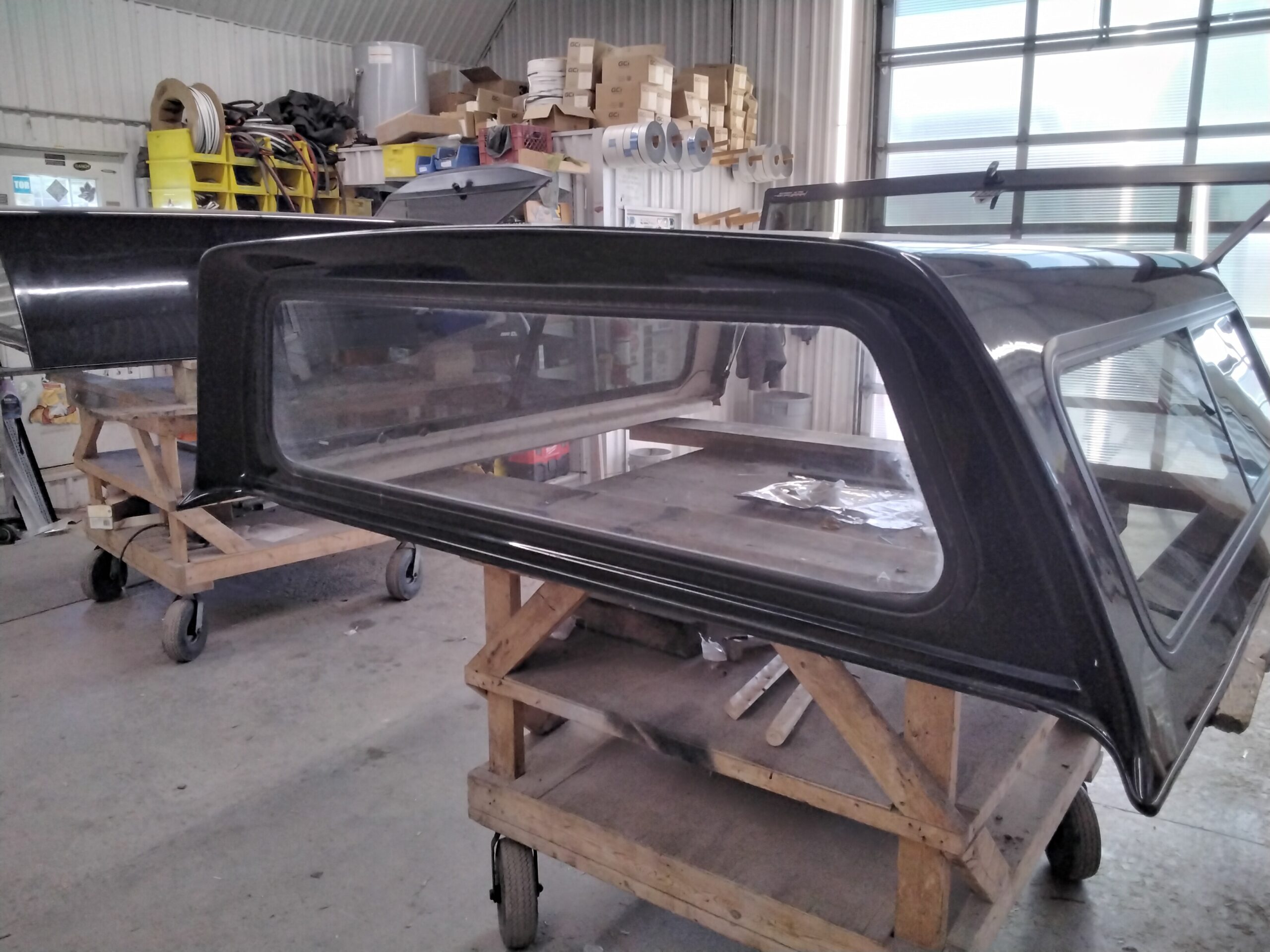 2009 – 2014 Ford F150 5’6 UH Tuxedo Black ARE Truck Cap - Image 6