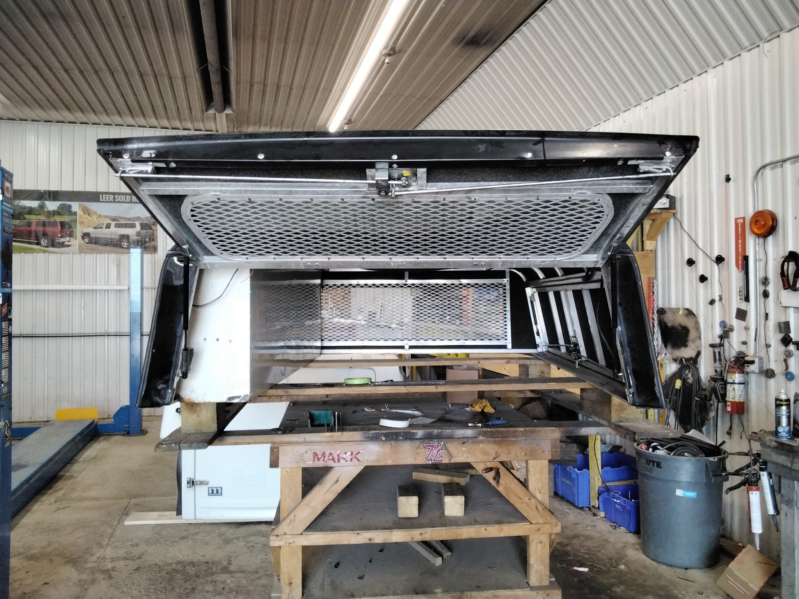 GMC Sierra or Chevrolet Silverado 6’6 Black ARE DCU Contractor Truck Cap - Image 3