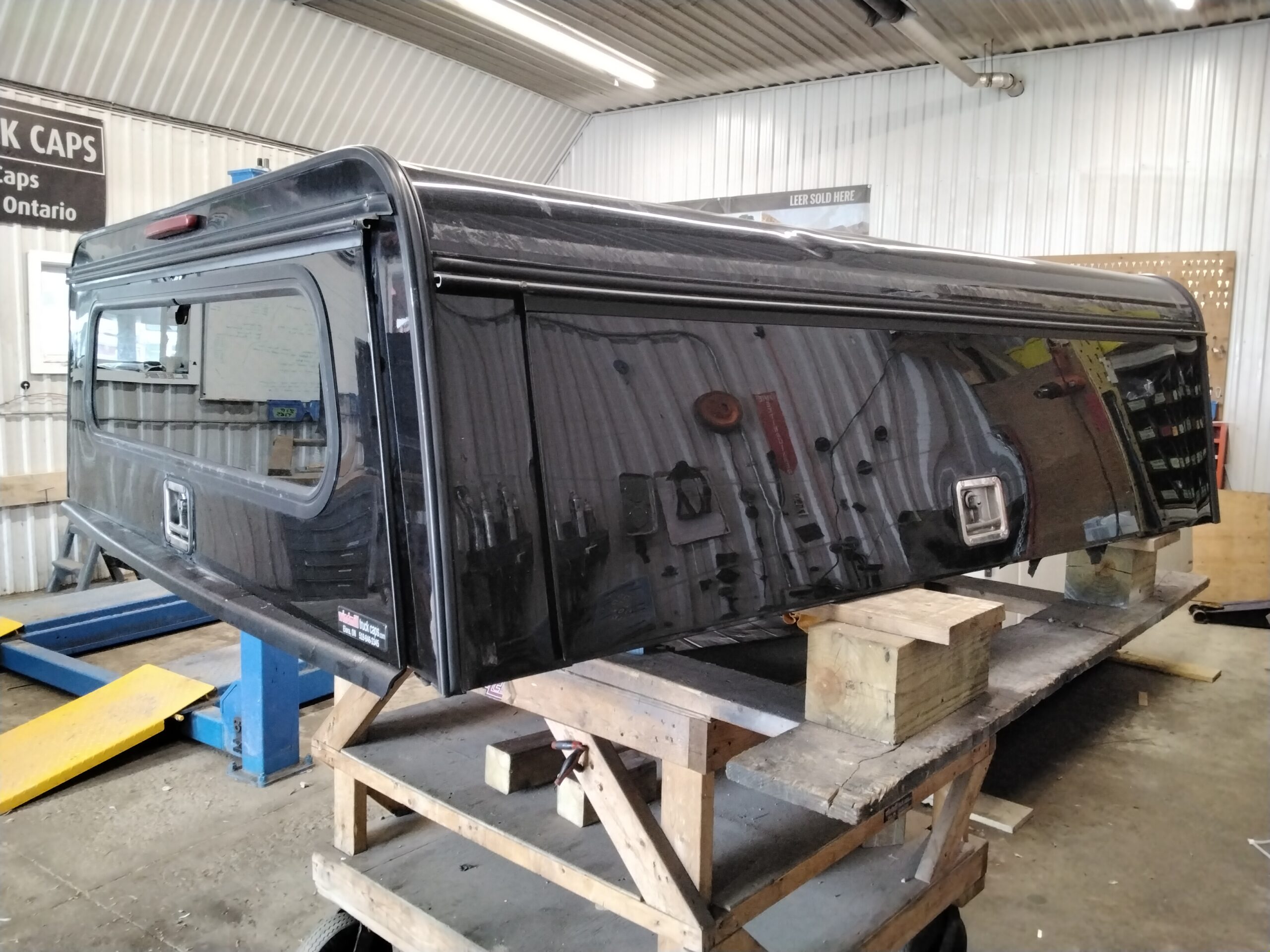 GMC Sierra or Chevrolet Silverado 6’6 Black ARE DCU Contractor Truck Cap - Image 2