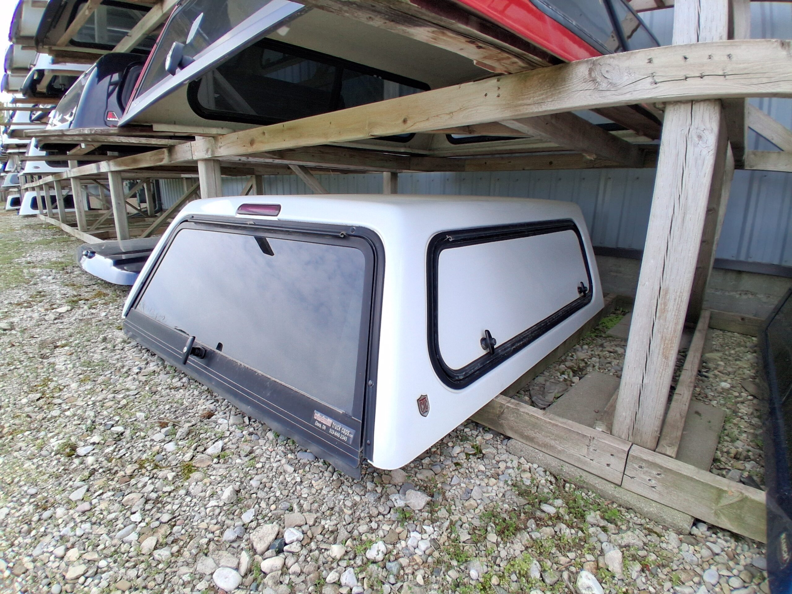 2004 – 2012 GMC Canyon or Chevrolet Colorado 5’2 White Century Truck Cap - Image 2