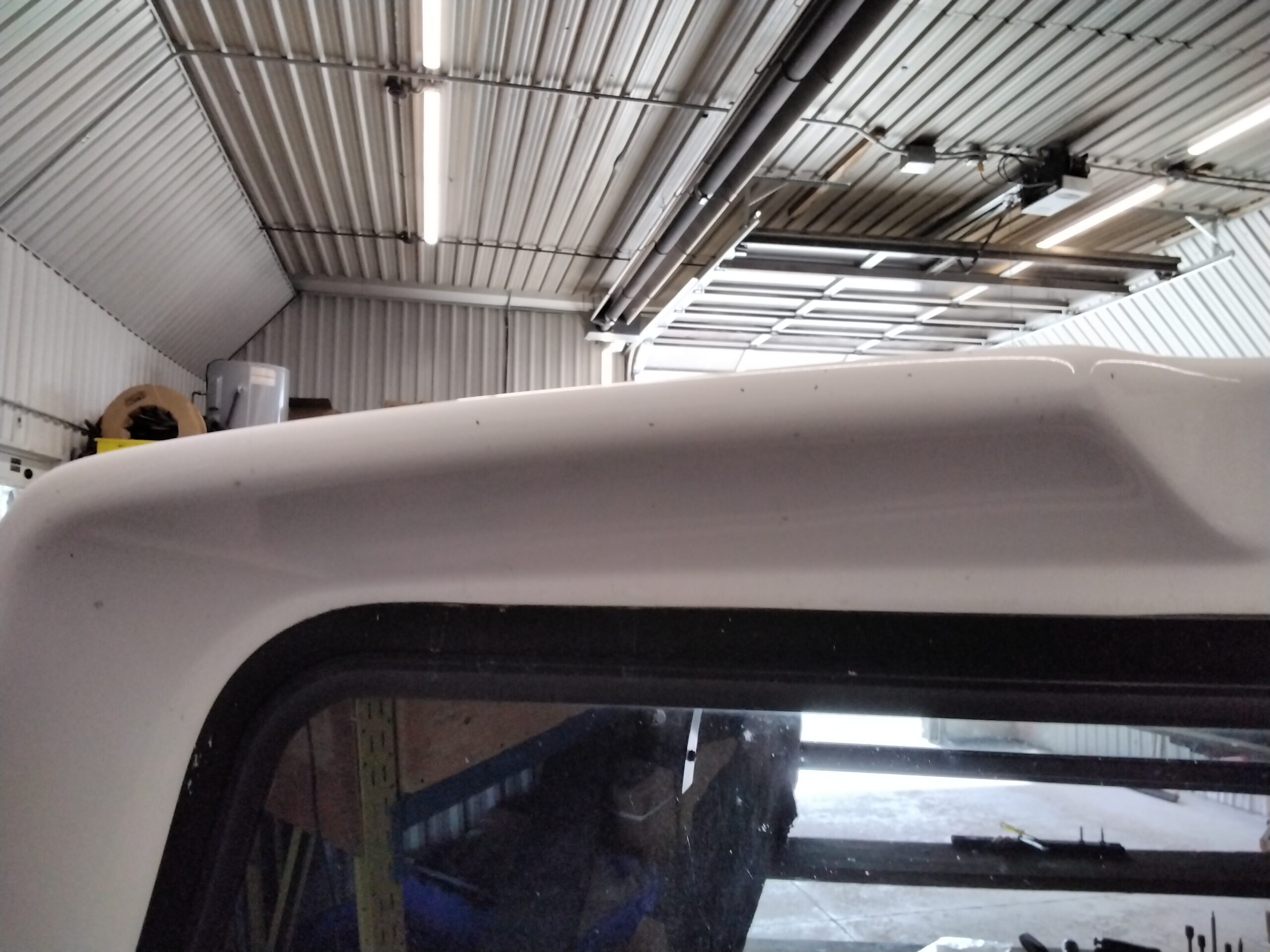 2014 – 2018 GMC Sierra or Chevrolet Silverado 6’6 White Ranch Truck Cap - Image 12