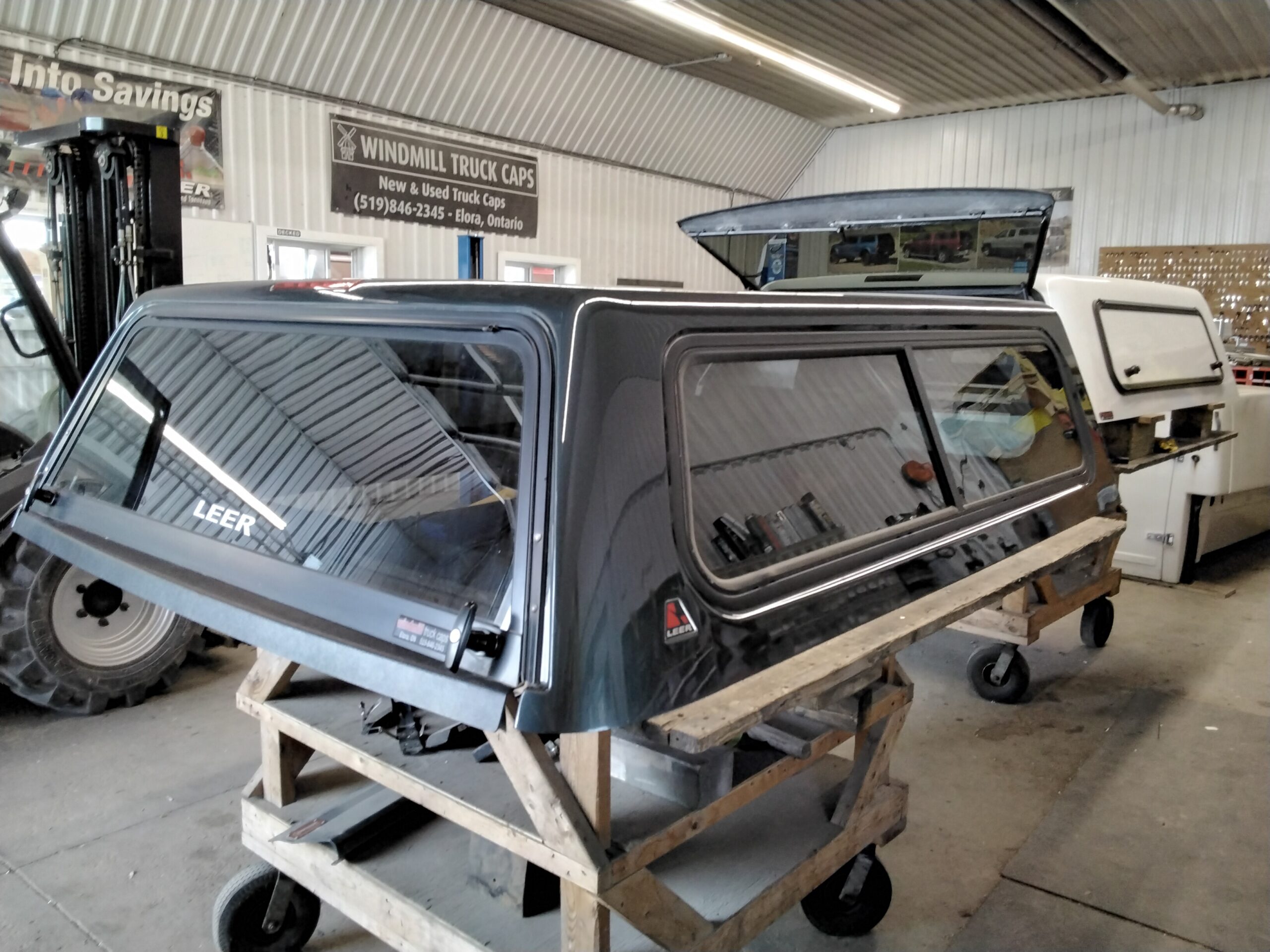 GMC Sierra or Chevrolet Silverado 6’6 GPA Graphite Metallic Leer Legend Truck Cap - Image 2