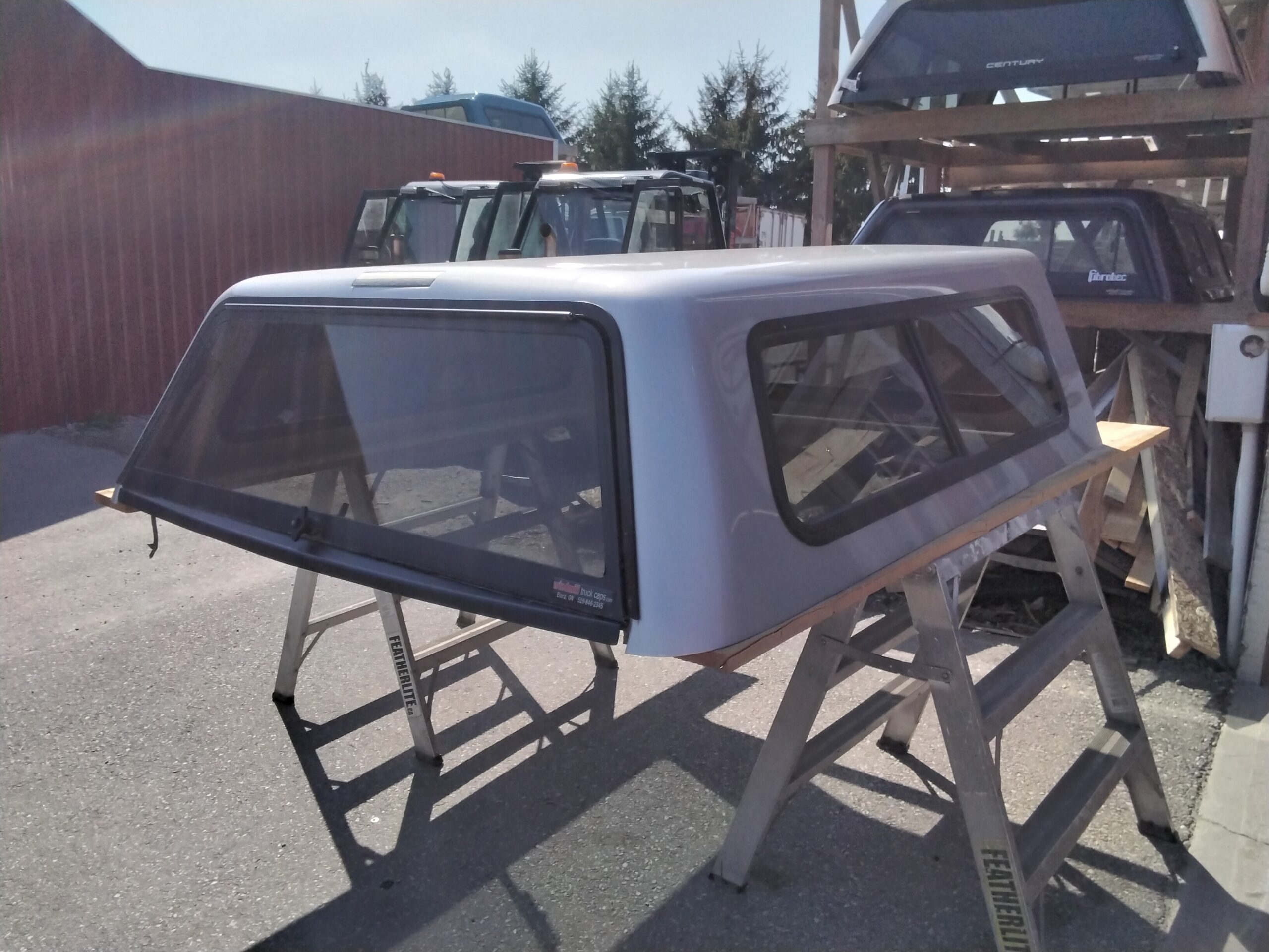 Chevrolet Silverado or GMC Sierra 5’8 GAN Silver Ice Contour III Truck Cap - Image 2