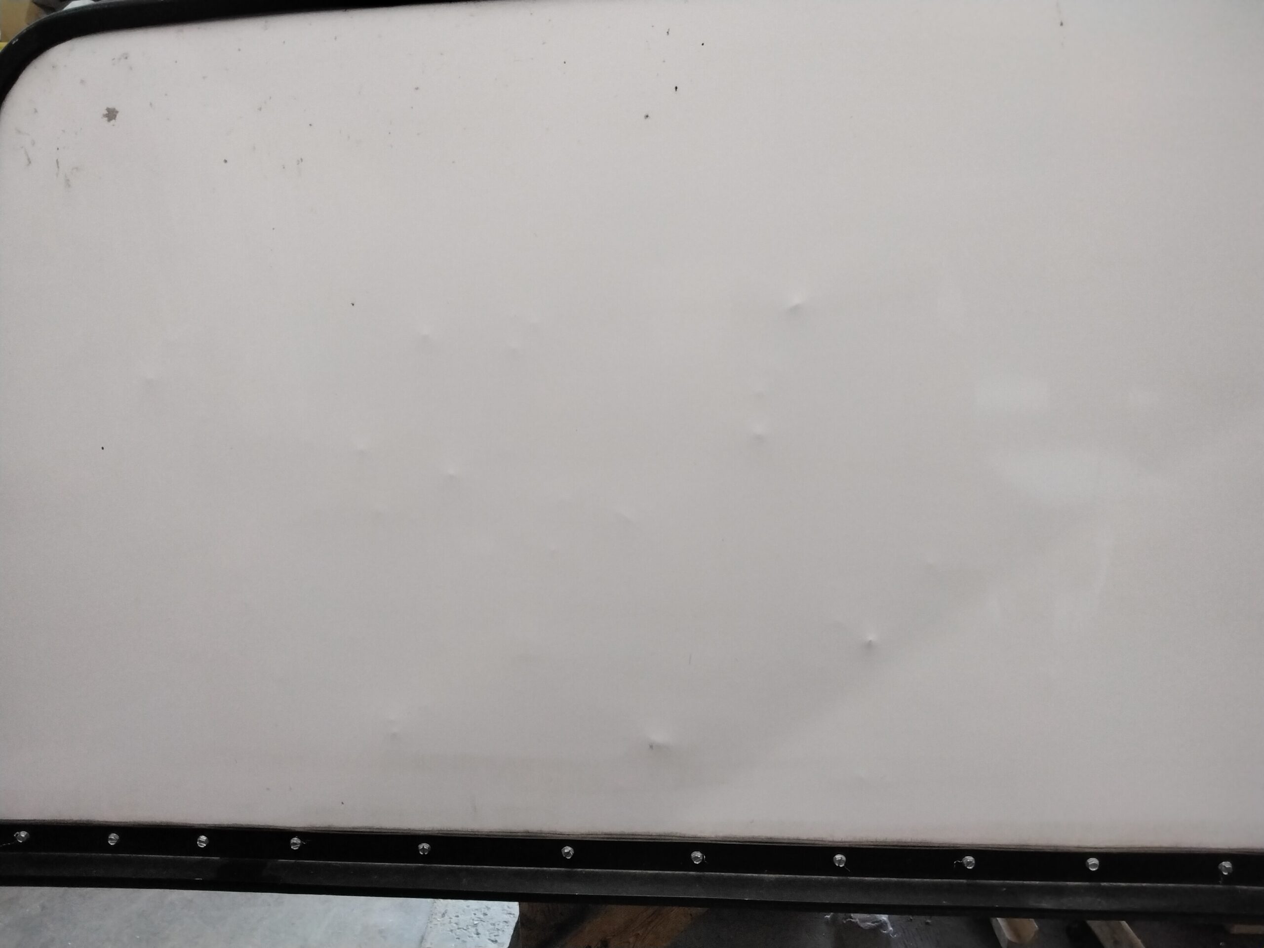 GMC Sierra or Chevrolet Silverado 6’6 White Swiss HDU Contractor Truck Cap - Image 8