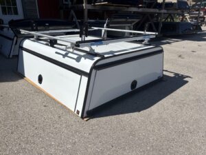 2019 – 2026 GMC Sierra or Chevrolet Silverado 6’6 White Precision Raptor Contractor Truck Cap