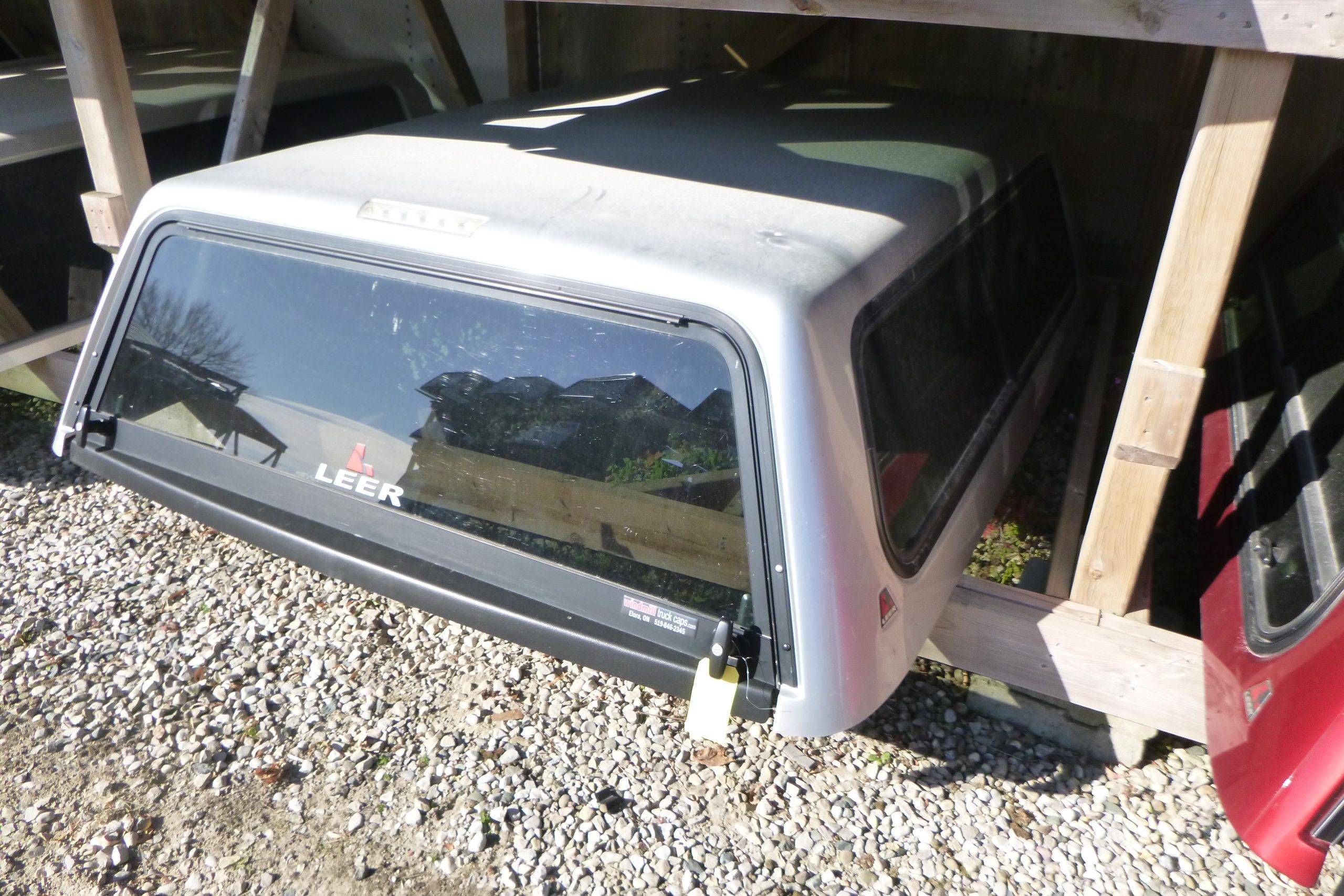 2014-2018 GMC Sierra OR Chevrolet Silverado 6’6 Silver Leer Truck Cap