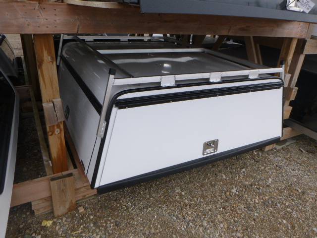 2014-2018 GMC Sierra OR Chevrolet Silverado 6’6 New White Swiss HDU Contractor Truck Cap