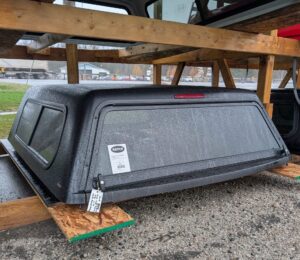 GMC Sierra 1500 5’8 MATTE Black Textured Ranch Truck Cap